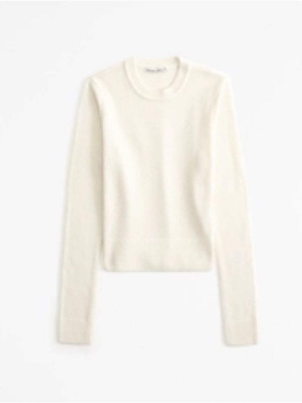 Abercrombie & Fitch Cream Crewneck Sweater
